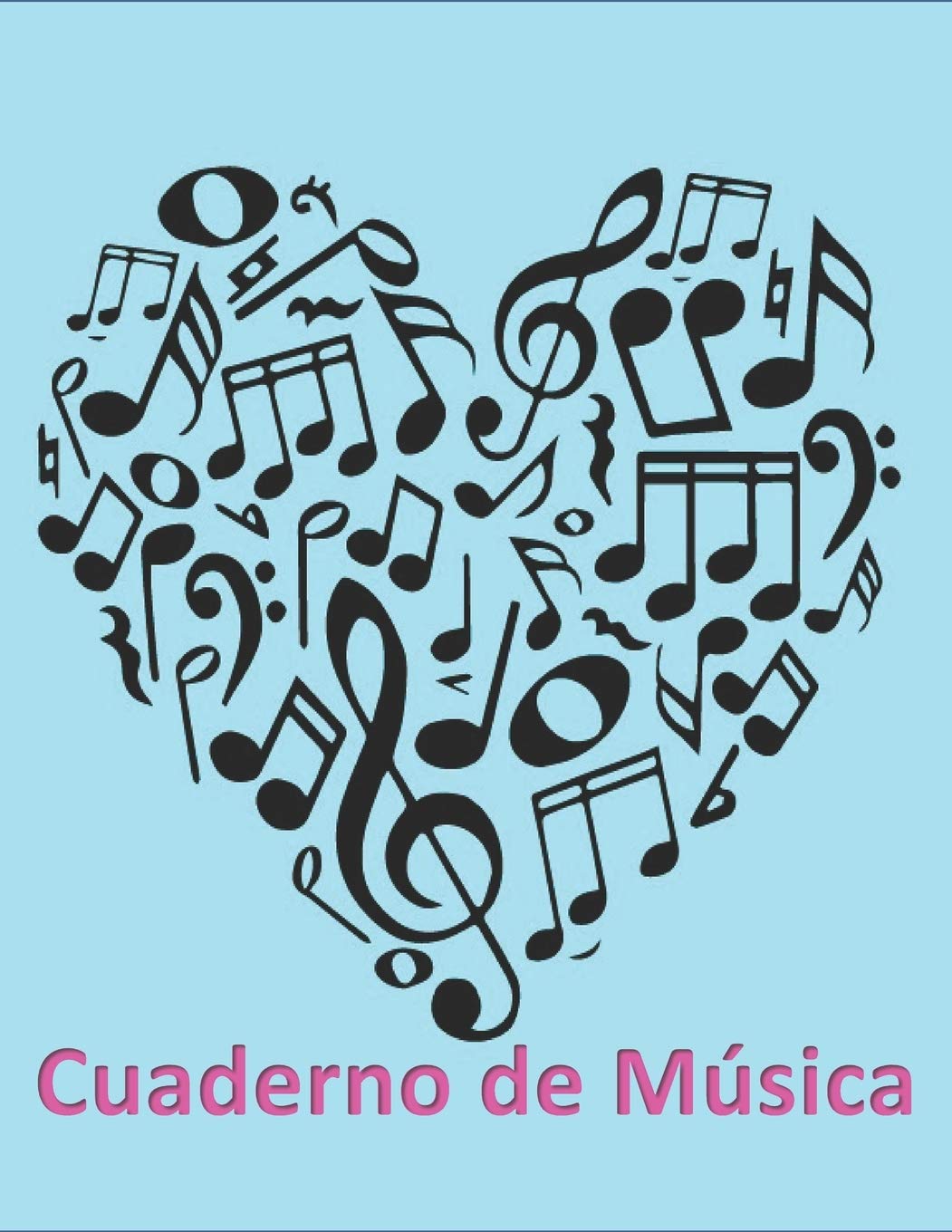 Cuaderno de Música: Pentagrama para Notación Musical 12 Pentagramas por página Arts & Music