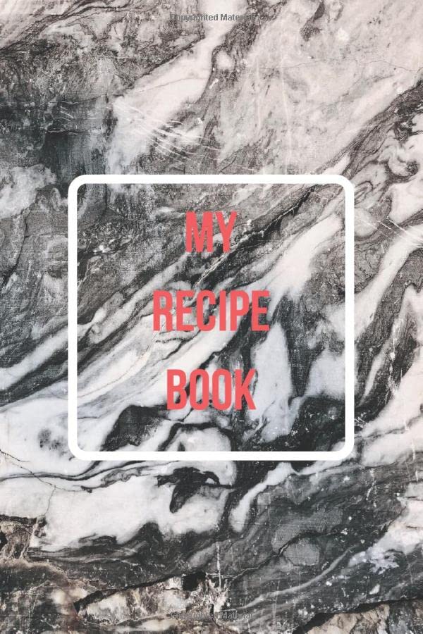 Recipes A5 sized: 6 x 9 Inch blank & empty journal to write in and collect all your favorite recipes, create your own personalized and custom cookbook, family keepsake recipes! Cooking & Enjoying
