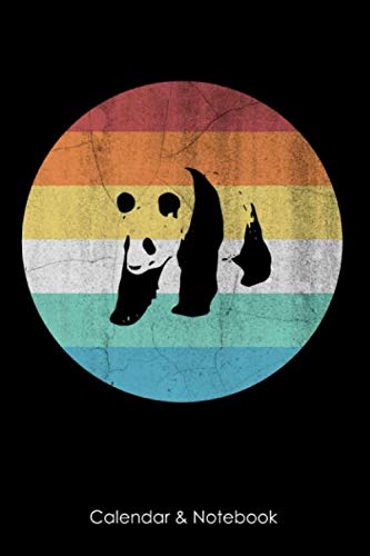 Calendar & Notebook: Panda calendar for the year 2020 and notebook in one | 65 pages calendar and 35 pages for notes | gift for animal lovers and panda fans| 6x9 format (15,24 x 22,86 cm) Books