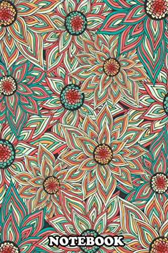 Notebook: Floral Epoque , Journal for Writing, College Ruled Size 6" x 9", 110 Pages book