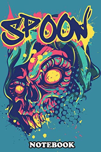 Notebook: Spoon , Journal for Writing, College Ruled Size 6" x 9", 110 Pages Books