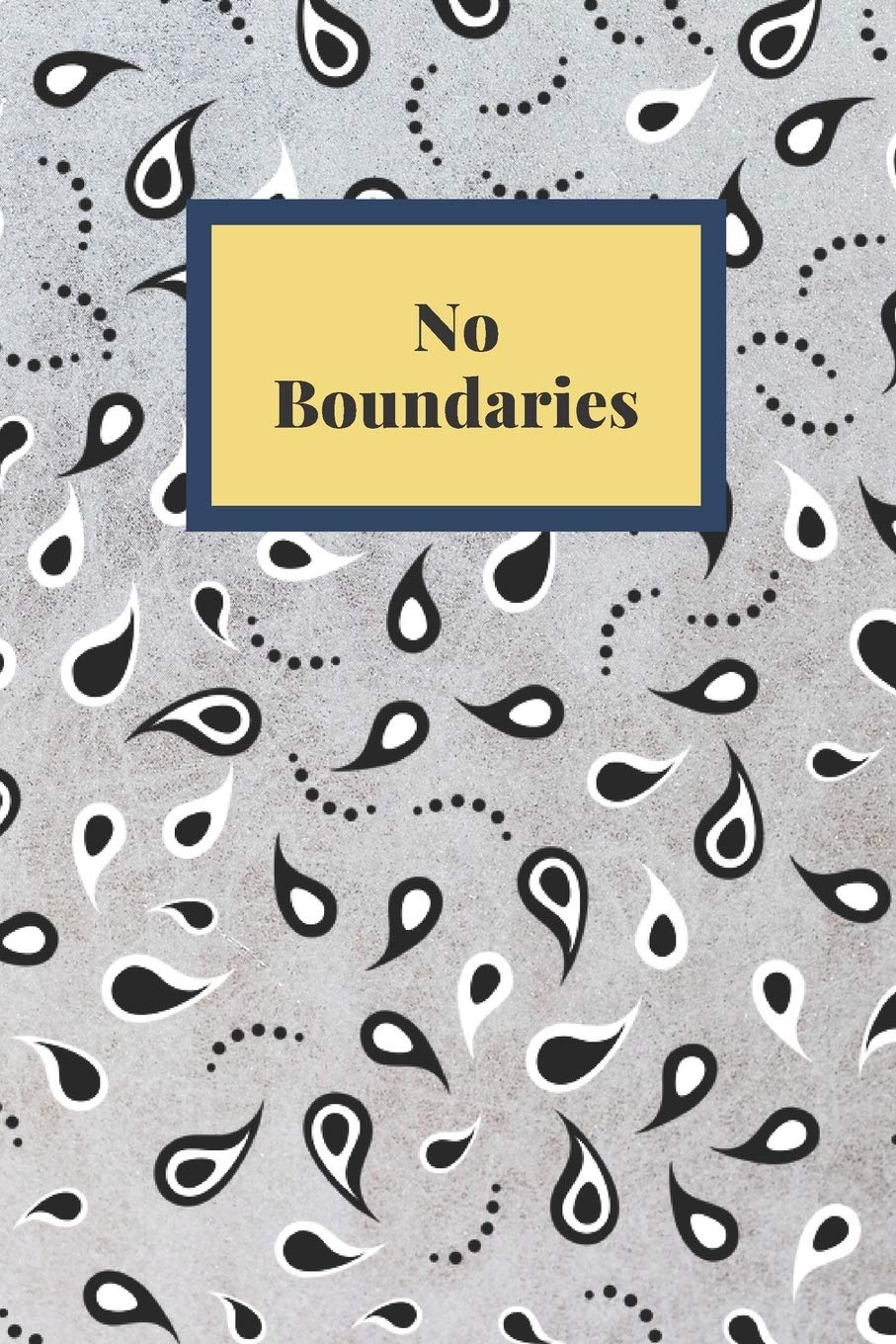 No Boundaries: Notebook, Journal, Planner, Diary - 120 Sheets of Lined Cream Paper, Medium Ruled, 6" x 9" inches, Numbered Pages Business, Finance & Career