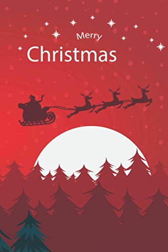 Notes Merry Christmas: Cute Notebook Christmas and Happy New Year,: Blank Lined Notebook / Journal / Diary : Large size 6x9 , 120 pages Film, Art & Culture