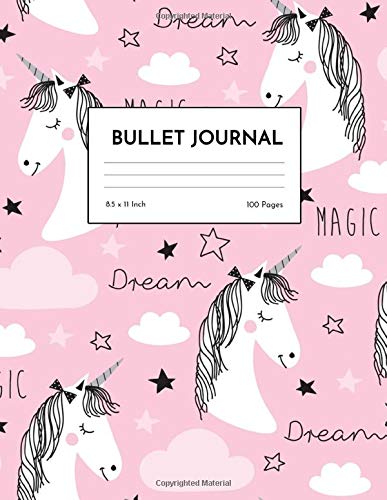 Bullet Journal: Nifty Unicorn Dot Grid Notebook - Dotted Note Pad for Kids, Girls, Teens, Tweens, Women - Gifts for Birthday and Christmas - Crafts Code 4671 Books