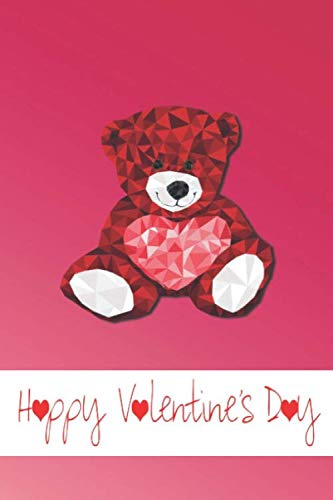 Happy Valentine's Day – Blank Lined Notebook, Journal - Love Style - for Girlfriend or Boyfriend, for Mom, Dad or Friend, 110 pages , 6’ x 9’ - Cute, glossy cover Manga