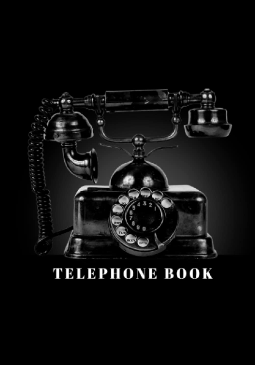 Telephone Book: Telephone Numbers Only Book No Addresses A5 size, Blank Telephone Book For Your Records Phone Number Home, Office, Mobile, Large Print, Retro Phone Cover Design Books