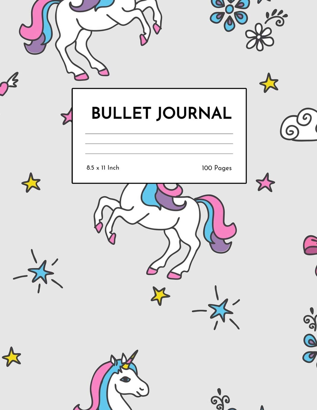 Bullet Journal: Simple Unicorn Dot Grid Notebook - Dotted Note Pad for Kids, Girls, Teens, Tweens, Women - Gifts for Birthday and Christmas | Design 98837 book