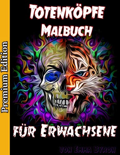 Malbuch Totenköpfe für Erwachsene: Stressabbauende Designs für Totenkopf Liebhaber, Malbuch Totenköpfe für Erwachsene, Dia de los Muertos Malbuch Arts & Music