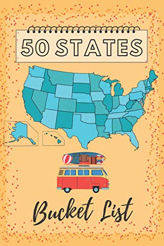 Bucket List 50 States: My Bucket List Journal, bucket list United States, 50 states traveled journal, book for couples, travel journal notebook, Let’s Do This Travel Books