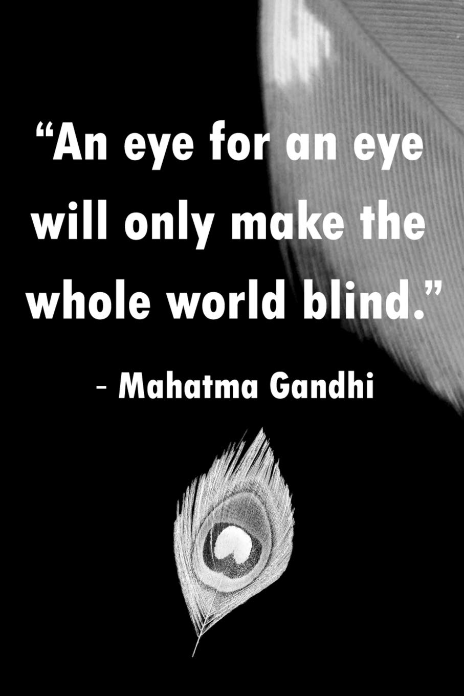 GHANDI QUOTES: Lined Notebook 100 pages (6 x 9) Funny Gift Idea Film, Art & Culture