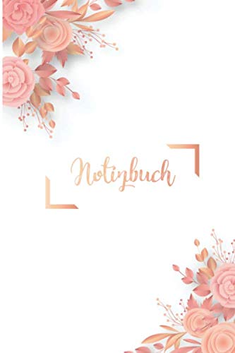 Notizbuch: DIN A5 Kariert 120 Seiten Reise Journal Organizer Schreibheft Planer Tagebuch Notizheft Notiz-Block Diary Heft Bullet Journal Weihnachten Weiß mit Blumen Pflanzen Rosen Pink Rosa Essays & Short Stories