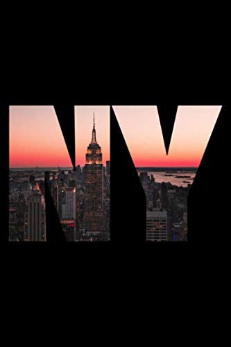 New York City Skyline Journal Notebook, Souvenir Journal Diary: Statue of Liberty, Empire State Building, Brooklyn Bridge, Times Square, Manhattan, NY, ... NYC / 100 Blank Pages Travel