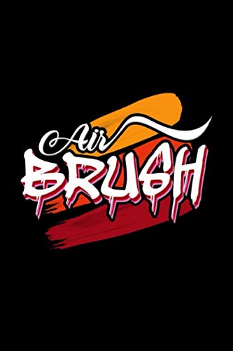 Airbrush: 6x9 Airbrush | blank with numbers paper | notebook | notes Books