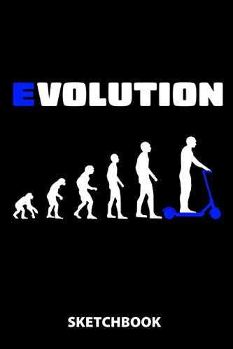 Evolution Sketchbook: 100 Blank Pages With White Paper | 6x9 Inches | Notebook | Draw And Journal | Sketchbook | Diary | Journal | Men And Women | ... | Designing | Sketching | Art | Artist Books