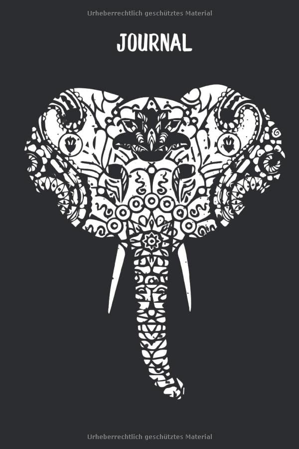 Journal mit Mandala Elefant Ganesha: kreativ Notizbuch I DIN A5 I 120 Seiten I Dot Grip I Organizer I Tagebuch I Skizzen I Handletter (Mandala Journal, Band 1) Books