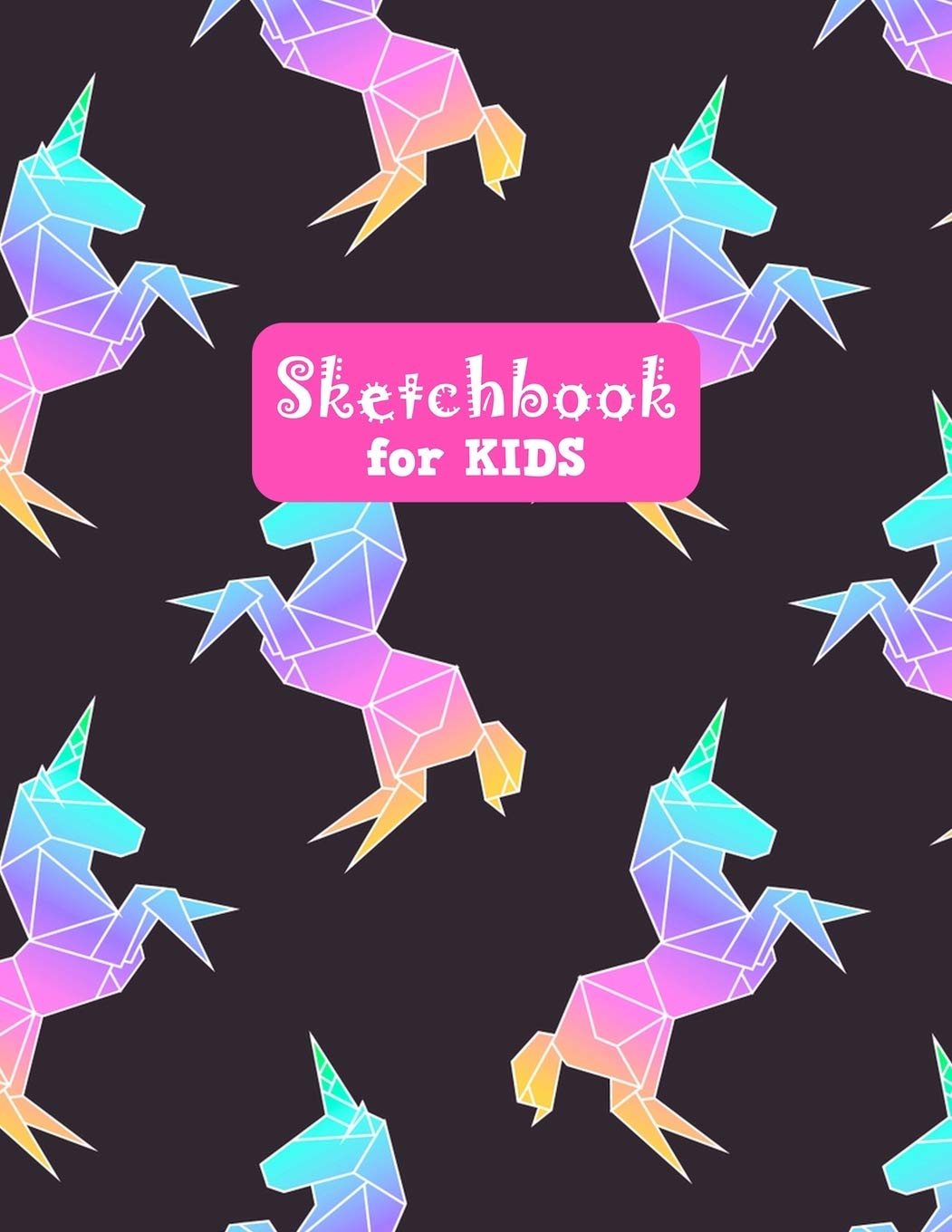 Sketchbook for Kids: Adorable Unicorn Large Sketch Book for Drawing, Writing, Painting, Sketching, Doodling and Activity Book- Birthday and Christmas ... Boys, Teens and Women - Lilly Design # 0085 Tiptoi & Games