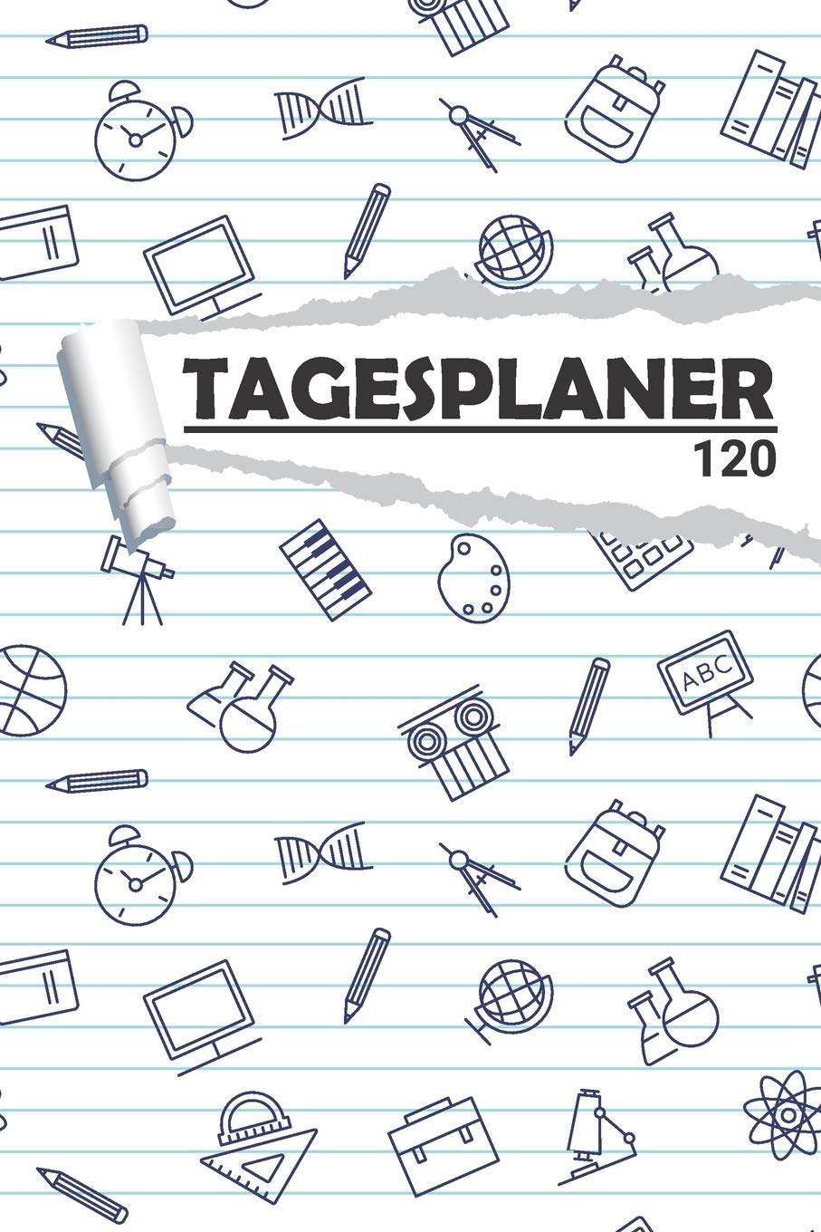 Tagesplaner Gymnasium: Praktischer Terminplaner I DIN A5 I 120 Seiten I Tageskalender I Organizer für Schule, Uni und Büro (Abstrakte Tagesplaner, Band 1) Books