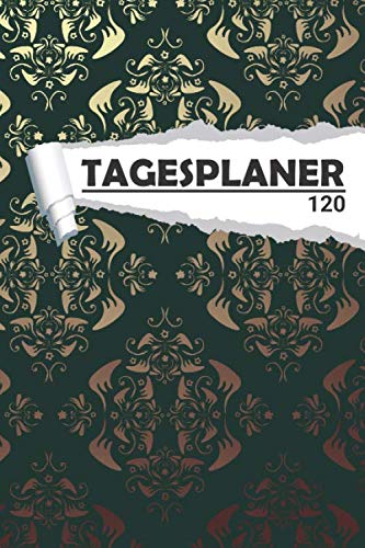 Tagesplaner Gold Ornament: Eleganter Terminplaner I DIN A5 I 120 Seiten I Tageskalender I Organizer für Schule, Uni und Büro (Abstrakte Tagesplaner, Band 1) Books