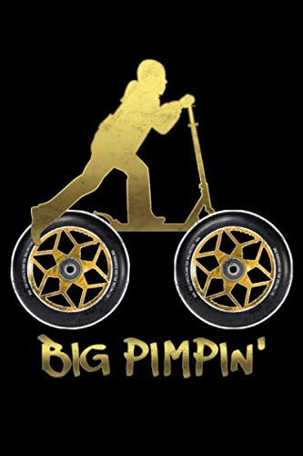 Big Pimpin: 6x9 Dotted Notebook for People who love to ride Stuntscooters Books