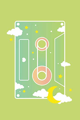 Notebook: 80s 90s Cassette Notebook Journal Diary | Kawaii Aesthetic Vaporwave | Cute Japanese Korean Stationery | A5 6x9” | 120 Lined Pages Books