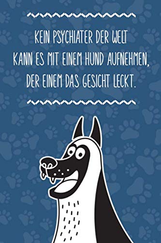 Tagebuch: Deutscher Schäferhund Blaues Liniertes Journal ca DIN A5 weiß liniert 110 Seiten Pets