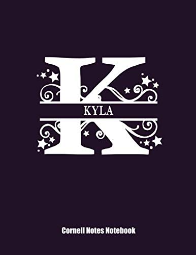 Cornell Notes Notebook: Cornell Note Paper Notebook. Blank Books for College Students. Large College Ruled Medium Lined Journal Note Taking System for School and University. Personalized Name: Kyla Education & Training
