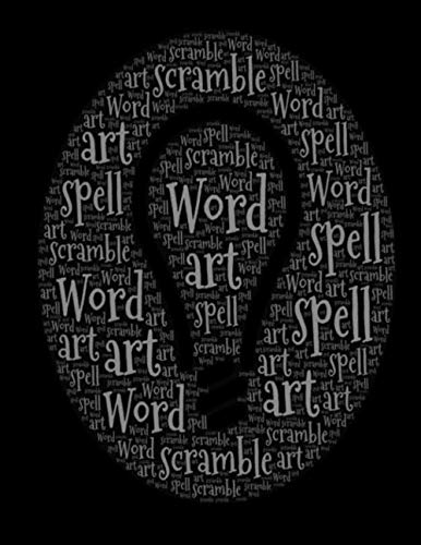 WORD ART: Word scramble notebook the perfect gift for anyone that likes to find hidden mysteries and test their knowledge and alertness. Leisure & Fun