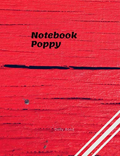Product Image: Notebook Poppy: Lined Notebook - Size | 8.5 x 11 -120 pages