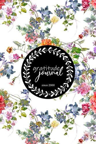 Gratitude Journal, watercolor painting leaf flowers white : A 52 Week Guide To Cultivate An Attitude Of Gratitude for Women/Man: Gratitude journal ... for 52 weeks, 6x9, Soft Cover, Matte Finish Essays & Short Stories