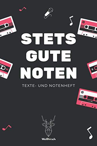 Sets gute Noten - Texte- und Notenheft: A5 Notenheft | Notenbuch | Gitarrenheft | Tabulatur | Tabulaturheft | Songtexte | Musiker Tagebuch | Geschenk ... Musiker, Kinder, Männer und Frauen Sheet Music