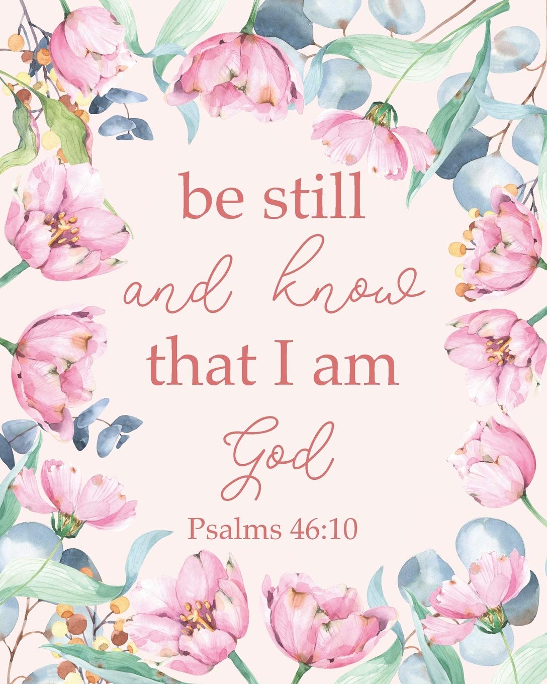 Christian Planner: Be Still & Know That I Am God, Psalms 46:10: Weekly and Monthly Planner, Calendar Agenda with Grid Overview, To Do List & Bible ... (2020 Planner, January - December, Band 1) Business, Finance & Career