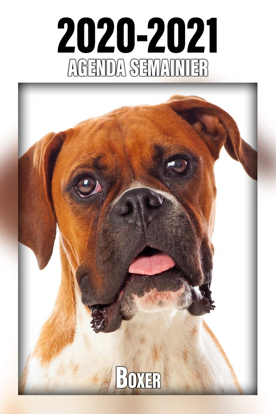 2020-2021 Agenda Semainier Boxer: A5, 221 Pages | 24 Mois | Planificateur & Organiseur | Calendrier | Une double page par semaine | Journal | Agenda | En Francais Pets