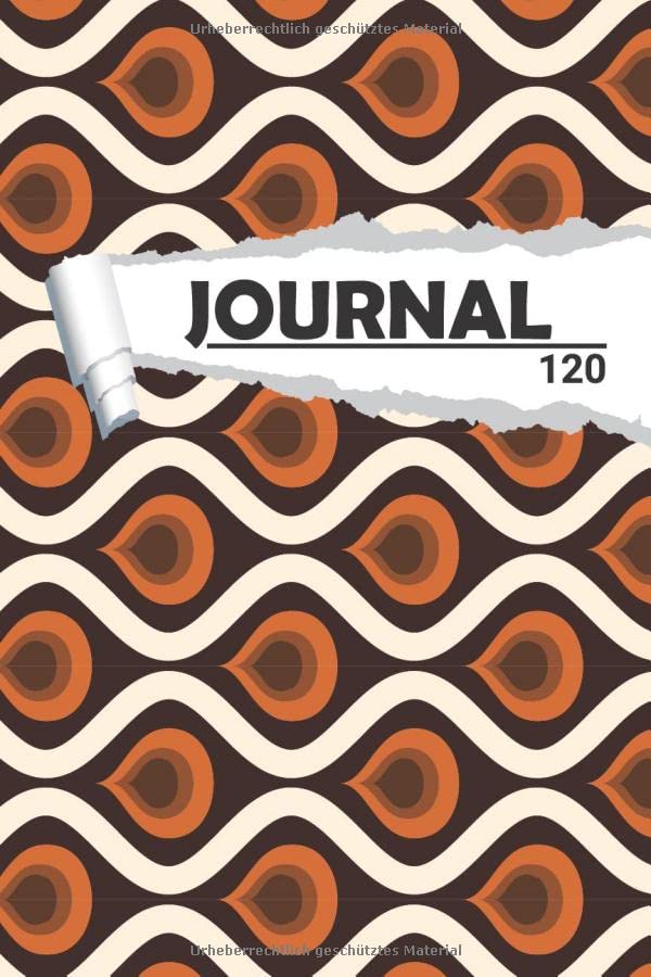 Journal Vintage: Notizbuch I DIN A5 I 120 Seiten I Dot Grip I Organizer I Tagebuch I Skizzen I Handletter (Abstrakte Muster, Band 1) Books