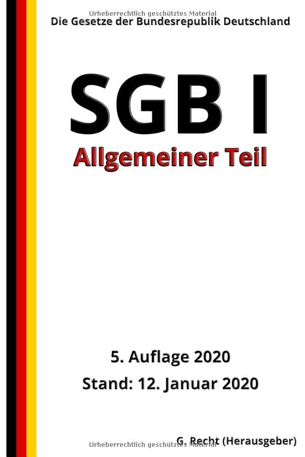 SGB I - Allgemeiner Teil, 5. Auflage 2020 Law