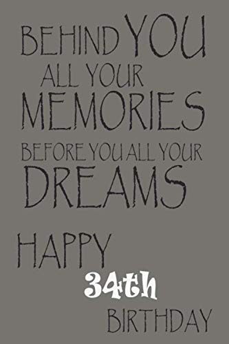 Behind You All Your Memories Before You All Your Dreams Happy Birthday: This is the perfect journal Notebook for Girls, Boys, Men, Women, Kids: ... Journal, Funny Diary, Organizer, Perfect Contemporary Romance