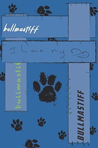 bullmastiff lovers notebooks: bullmastiff - Blank lined special gift ,dog Breeds Notebook / Journal Gift ( 6 x 9 - 100 blank lined pages ) book