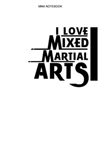 MMA Notebook: 100 Pages | Dot Grid Interior | Coach Warrior Fighter Notebooks Trainer Mixed Martial Arts Fighting Journal Journals Books