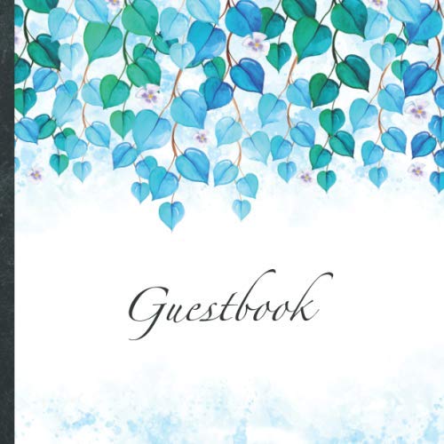 Guestbook: for Vacation Home, Holiday Home, Hotel, AirBnB & VRBO, Accommodation, Apartment, Bed and Breakfast, Condo, Beach House • Visitors Comments ... for 50 guests • Square format 22 x 22 cm Film, Art & Culture