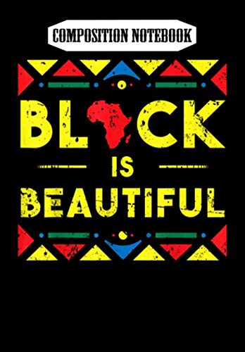 Composition Notebook: Black History Black is Beautiful African Colors Gift, Journal 6 x 9, 100 Page Blank Lined Paperback Journal/Notebook Contemporary literature