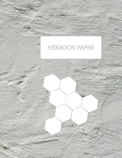 HEXAGON PAPER: hexagon paper, Organic Chemistry notebook, hexagonal notebook Books