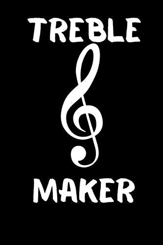 Treble Maker: Dot Grid Journal 6x9 – Marching Band Musical Notebook I Church Worship Gift for Musicians and Orchestra Fans Sheet Music
