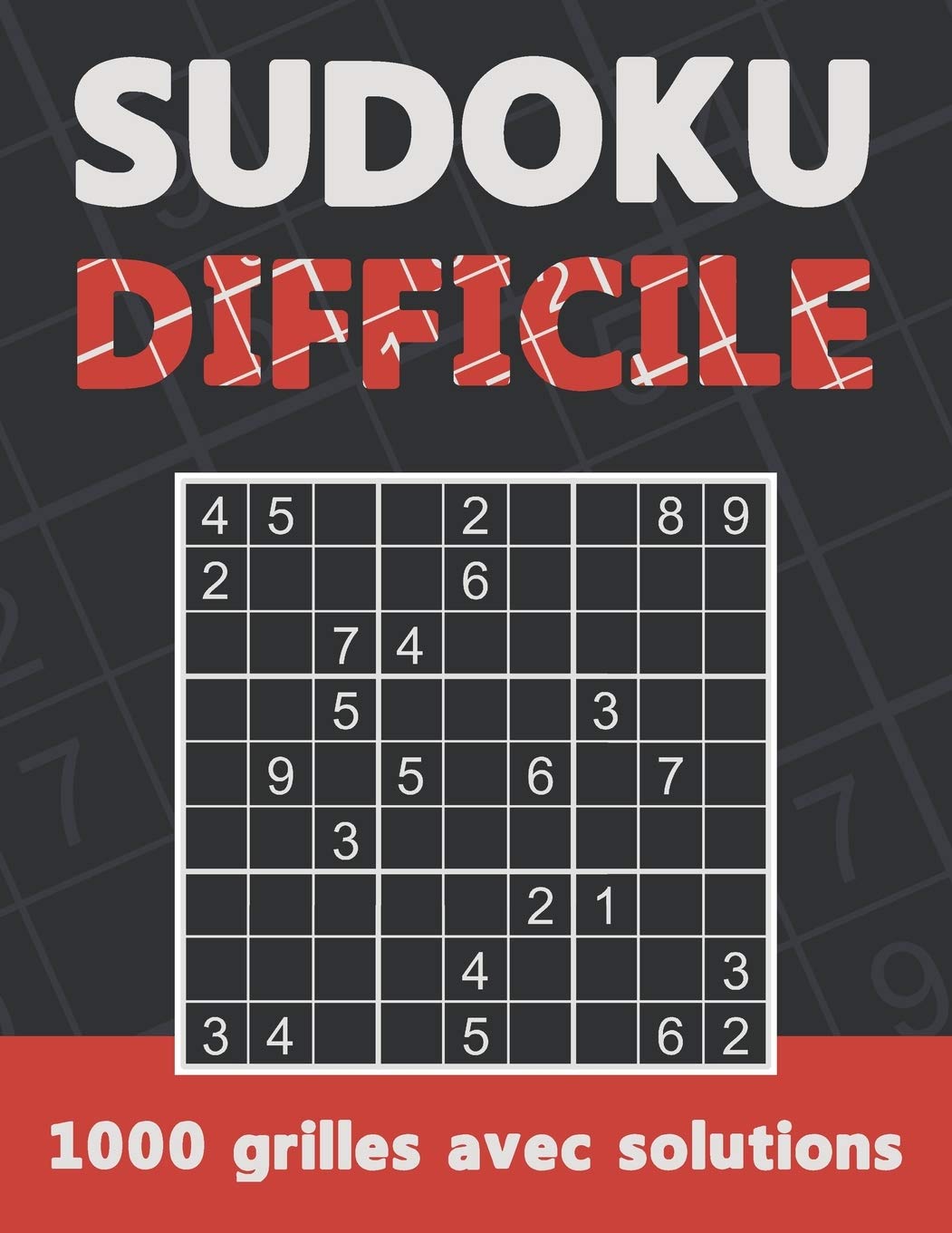 Sudoku Difficile: Sudoku Adulte 1000 Grille. Sudokus très difficiles avec solution. Fabriqué en France. book