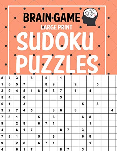 Sudoku Puzzles Large Print: 1000+ Puzzles Easy To Hard Soduko Brain Game Book For Adults Books