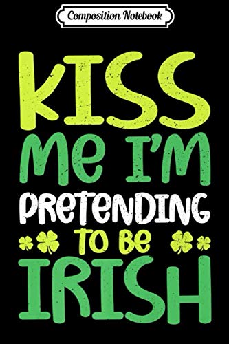 Composition Notebook: Kiss Me Im Eritrean Irish Shamrock Flag Tee Journal/Notebook Blank Lined Ruled 6x9 100 Pages Manga