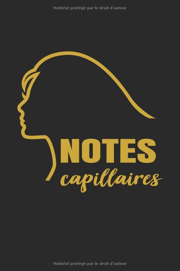 notes capillaires: carnet de notes grille de points 6x9 pouces 120 pages journal intime journal cadeau book