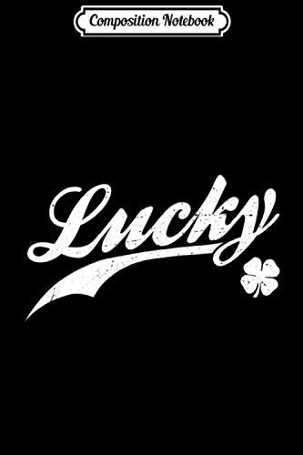 Composition Notebook: Lucky Vintage Irish Shamrock St Patrick's Day Gift Journal/Notebook Blank Lined Ruled 6x9 100 Pages Manga