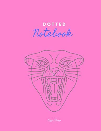 Dot Grid Notebook: 110 Dotted Pages Size (8.5 x 11 inches) Light Pink & Tiger Dotted Notebook/Journal Film, Art & Culture