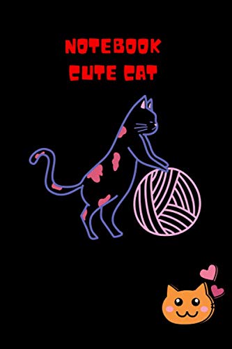 Funny Cute Colorful Cat Notebook gift: Lined Notebook / Journal Gift, 110 Pages, 6x9, Soft Cover, Matte Finish Novels & Short Stories