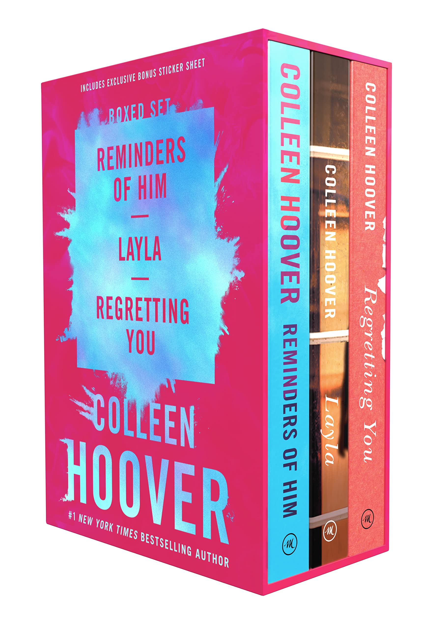 Colleen Hoover 3-Book Boxed Set: Reminders of Him, Layla, Regretting You Contemporary literature