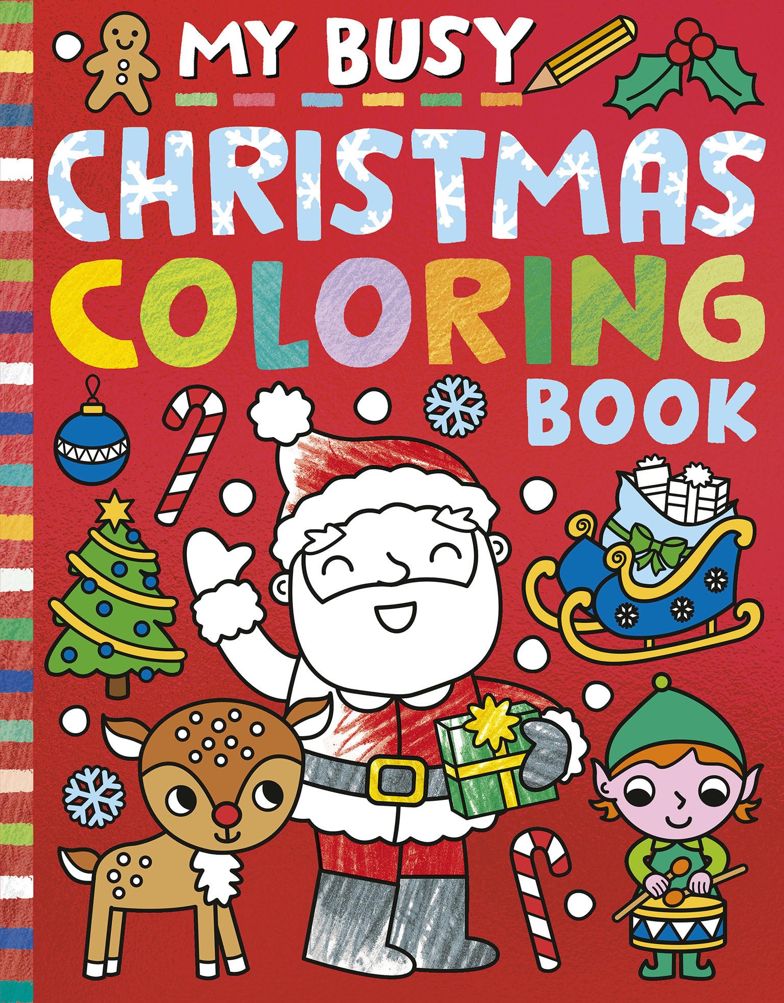 My Busy Christmas Coloring Book (My Busy Coloring) Non-fiction